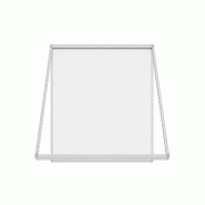 ALLboards Vitrine d’Affichage Intérieur Blanche Magnétique avec Cadre en Aluminium 90x60 cm - SC96WB