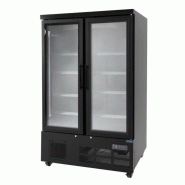 Armoire positive 744 Litres, 2 portes vitrées battantes, Noire, 300W, 220 V - MONO Armoire positive 744 Litres, 2 portes vitrées battantes, Noire, 300W, 220 V - MONO