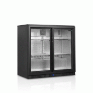 Arrière de bar réfrigéré 2 portes vitrées coulissantes 196 l +2/+10... - PBA21S