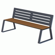 Banc public en bois buton industries bc 700 cm Banc public en bois buton industries bc 700 cm