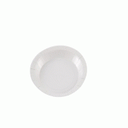 Betik Ecoline – 300 unités – Assiette ronde carton blanc – Ø 18 cm - blanc en carton 1010604