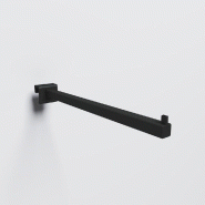 Bras droit 15x15mm - 250 mm - 25x15 mm - noir