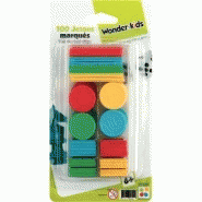 Bte 100 jetons marques