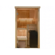 Cabine de sauna harvia 121 cm x 118 cm x 202 cm mini 1 ou 2 personnes po?Le ? Sauna fournis