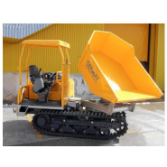 Dumper à chenilles compact utilisé pour le transport et évacuation des matériaux - C30R-3TV - disponible en location