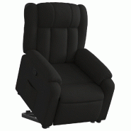 Fauteuil inclinable noir tissu Modèle Jervellaix - 8721012178069