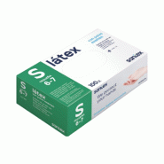 Gant latex poudré - Boite de 100 Small - 3221170002459