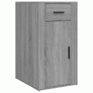 Helloshop26 - Armoire de bureau pratique avec rangement 40 x 49 x 75 cm en bois d'ingénierie sonoma gris 02_0048293 - gris Bois massif 3000235201576