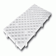 ITALCONCEPT L2G Caillebotis Anti-Derapant Blanc 50 x 1000 x 500 mm - 3616350025517