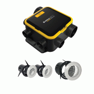 Kit VMC simple flux autoréglable EasyHOME AUTO COMPACT + 3 grilles BIP - Aldes - 11026035 Kit VMC simple flux autoréglable EasyHOME AUTO COMPACT + 3 grilles BIP - Aldes - 11026035