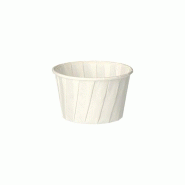 Papstar 100 pots à sauce en papier « pure » 90 ml Ø 6,6 cm · 4,2 cm blanc - blanc papier 87546