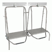 Sclessin 374.402DS Collecteur 2 Sacs Sans Poignée Professionnel - 374.402DS