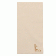 Serviette 1/8 éco bambou 40x40cm naturel - par 600