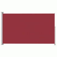VidaXL Auvent latéral rétractable de patio 180x300 cm Rouge Modèle Orion Pure - rouge 313404