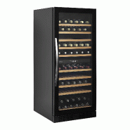 Cave à vin noire 2 zones - 119 bouteilles | Tefcold - TFW300-2F
