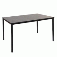 Décoshop26 - Bureau table d'ordinateur 120x80cm en MDF aspect chêne et acier noir 04_0001391 - noir 3000488532694 Décoshop26 - Bureau table d'ordinateur 120x80cm en MDF aspect chêne et acier noir 04_0001391 - noir 3000488532694