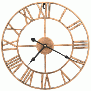 Décoshop26 - Horloge murale Métal 40 cm Doré DEC022220 - 3001314569600 Décoshop26 - Horloge murale Métal 40 cm Doré DEC022220 - 3001314569600
