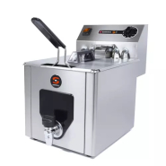 Friteuse électrique PF-10 400/50-60/3N-5130142 - 8 litres - Acier inoxydable - 5100 Watts Friteuse électrique PF-10 400/50-60/3N-5130142 - 8 litres - Acier inoxydable - 5100 Watts