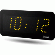 Horloge LED Style II 5, alimentation POE, NTP, LED jaune - BODET