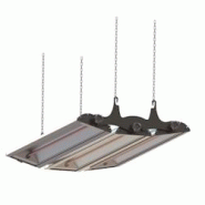 KRS Lampe infrarouge triple IR 3109RR 3P avec grille de protection - Émission à ondes courtes - Puissance 3 x 1500 W - noir aluminium IR 3109RR 3P