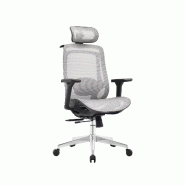 OfficeSense OS150 Chaise de Bureau Ergonomique – Chaise en Maille – Accoudoirs 4D – Profondeur d’assise réglable – NEN1335 – Appui-tête