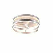 Plafonnier LED 58W aluminium brossé 3000K 6800lm - Trio - Marnie - gris 4017807577914