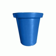 PLAST'UP ROTOMOULAGE Pot de fleurs rond xxl delight 760l - BLEU - bleu 0750122556120