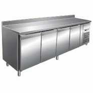 Romux® Table Réfrigérée Positive 4 Portes 223x70 cm avec Refroidissement Froid Ventilé en Acier Inox avec Capacité de 553 L et Puissance 350 W - Romux® Table Réfrigérée Positive 4 Portes 223x70 cm avec Refroidissement Froid Ventilé en Acier Inox avec Capacité de 553 L et Puissance 350 W -