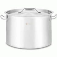Royal Catering - Royal Catering Grande Marmite Casserole Haute En Inox À Induction (Pour les cuisinières à induction, au gaz, électriques, etc., -