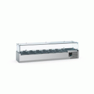 Saladette réfrigérée à poser pour 6 bacs gn1/3 longueur 1500mm - p7950.5128./