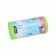 Starpak 500 Sacs poubelle, HDPE 70 l 100 cm x 58 cm vert - vert plastique polypropylène 90459