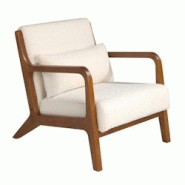 AC ANGEL CERDA Angel Cerdá Fauteuil en tissu blanc 5100C 68 x 86 x 74 - blanc textile 8435631024057 AC ANGEL CERDA Angel Cerdá Fauteuil en tissu blanc 5100C 68 x 86 x 74 - blanc textile 8435631024057