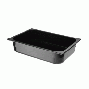 Bac glace polycarbonate, HENDI, 5L, Noir, 360x250x(H)80mm - noir matière synthétique 807071