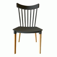 Chaise de Salle à Manger Versa Noir 52,5 x 80 x 43 cm - 8420327507044_0