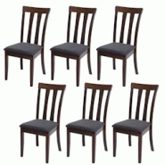 Décoshop26 - Lot de 6 chaises de salle à manger cuisine en tissu gris foncé et bois massif foncés 04_0001964 - gris 3000053432695 Décoshop26 - Lot de 6 chaises de salle à manger cuisine en tissu gris foncé et bois massif foncés 04_0001964 - gris 3000053432695
