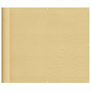 Écran de balcon sable 90x800 cm 100% polyester oxford Modèle Ombre Supreme - 4000033