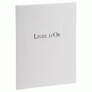 Exacompta Livre d'Or 21x29,7 cm, 96 pages, coloris blanc - 3370440391233