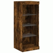 Helloshop26 - Buffet bahut commode armoire meuble de rangement organisateur cuisine salle de séjour salon avec lumières LED 41 x 37 02_0029882 - 300 Helloshop26 - Buffet bahut commode armoire meuble de rangement organisateur cuisine salle de séjour salon avec lumières LED 41 x 37 02_0029882 - 300