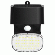 Lumisky Projecteur solaire éclairage puissant LED 2000LM blanc BRILOCK avec détecteur de mouvement H15cm - blanc 3666162008826