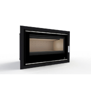 Pack insert ecodesign portimao-c-995-s + cadre 4 côtés verre - 9kw + ventilation