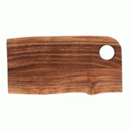 Planche à découper organique en bois massif 30x15cm - Marron - Collection Wild - Table Passion Planche à découper organique en bois massif 30x15cm - Marron - Collection Wild - Table Passion