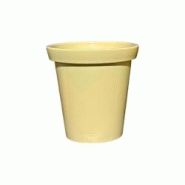 PLAST'UP ROTOMOULAGE Pot de fleurs rond xxl delight 200l - IVOIRE - beige 0637962082029