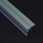 Porte étiquette 18 x 1000 pour tablette verre - Blanc pur RAL 9010_0
