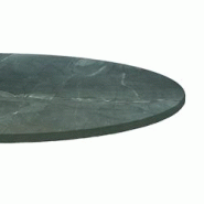 Restootab Plateau Ø70 decor marbre jade - vert Bois manufacturé PL-R70M-MB.JAD Restootab Plateau Ø70 decor marbre jade - vert Bois manufacturé PL-R70M-MB.JAD