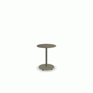 Table de café ronde 60x60 BOLT - olive