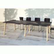 Table de réunion bois - 8-places, Table de réunion bois - 8-places,