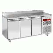 Table de travail refrigeree timbre négative avec dosseret ventilée ... - PTG3B/HA-R2