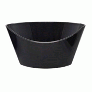 VASCELLA Barquette à frites PP noir panino 12 x 7,5 x 6,5 cm (100 unités) - noir plastique V123245 VASCELLA Barquette à frites PP noir panino 12 x 7,5 x 6,5 cm (100 unités) - noir plastique V123245