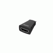 Adaptateur Hama Mini HDMI vers HDMI 4K Ultra HD 60 Hz HDR - noir 200347
