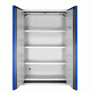 Armoire anti-feu 90 mn haute 2 portes pour batteries Lithium - 1950 mm de hauteur - Poids 350 kg